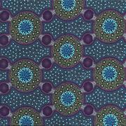 M&S Textiles Australia - Bush Flowers Purple